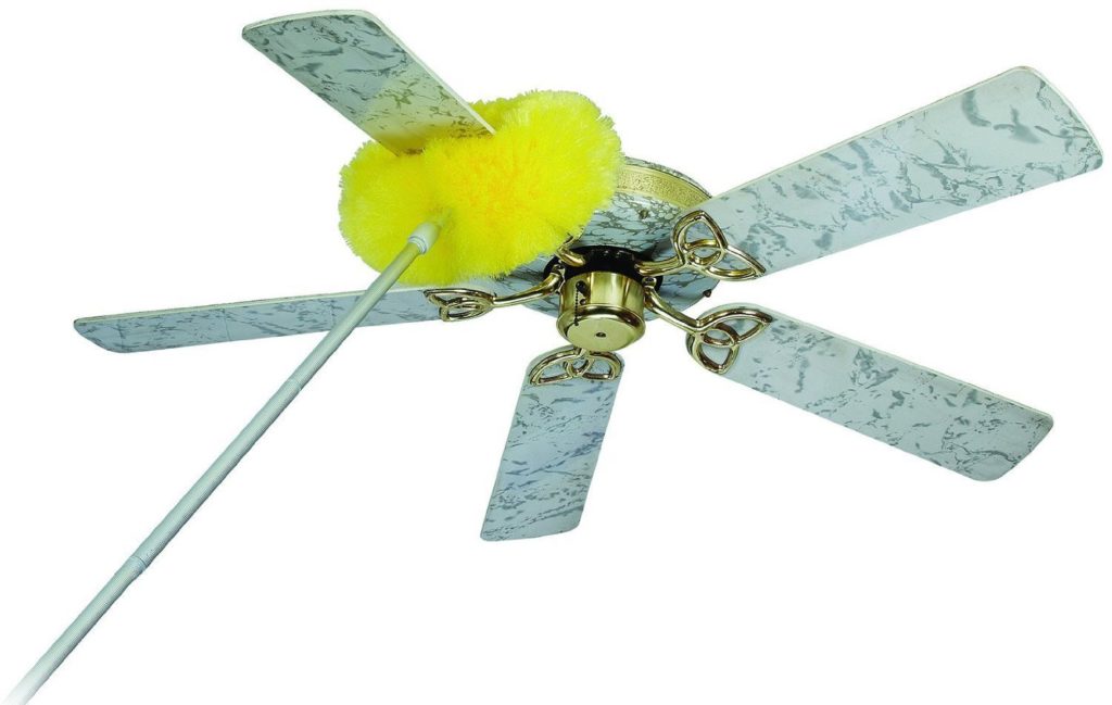 how to clean ceiling fans