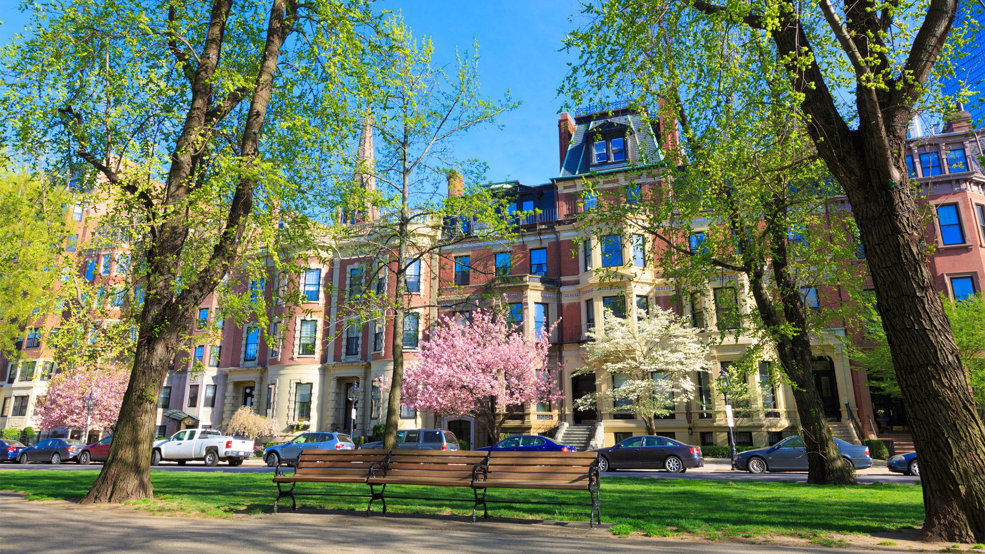 Townhouses on Common Ave. in Boston