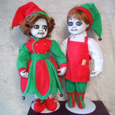 creepy christmas decor