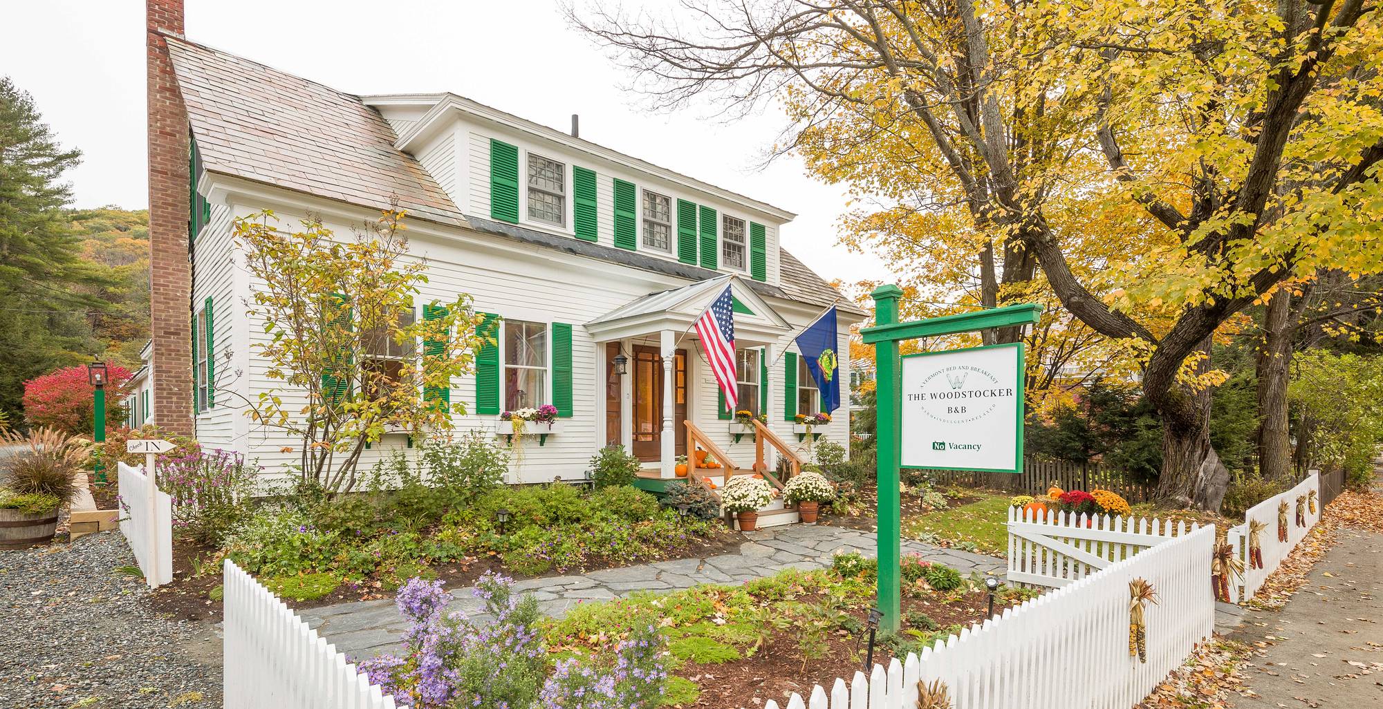 The Woodstocker Bed and Breakfast in Vermont is owned by Isabelle Chicoine and Karim Houry.