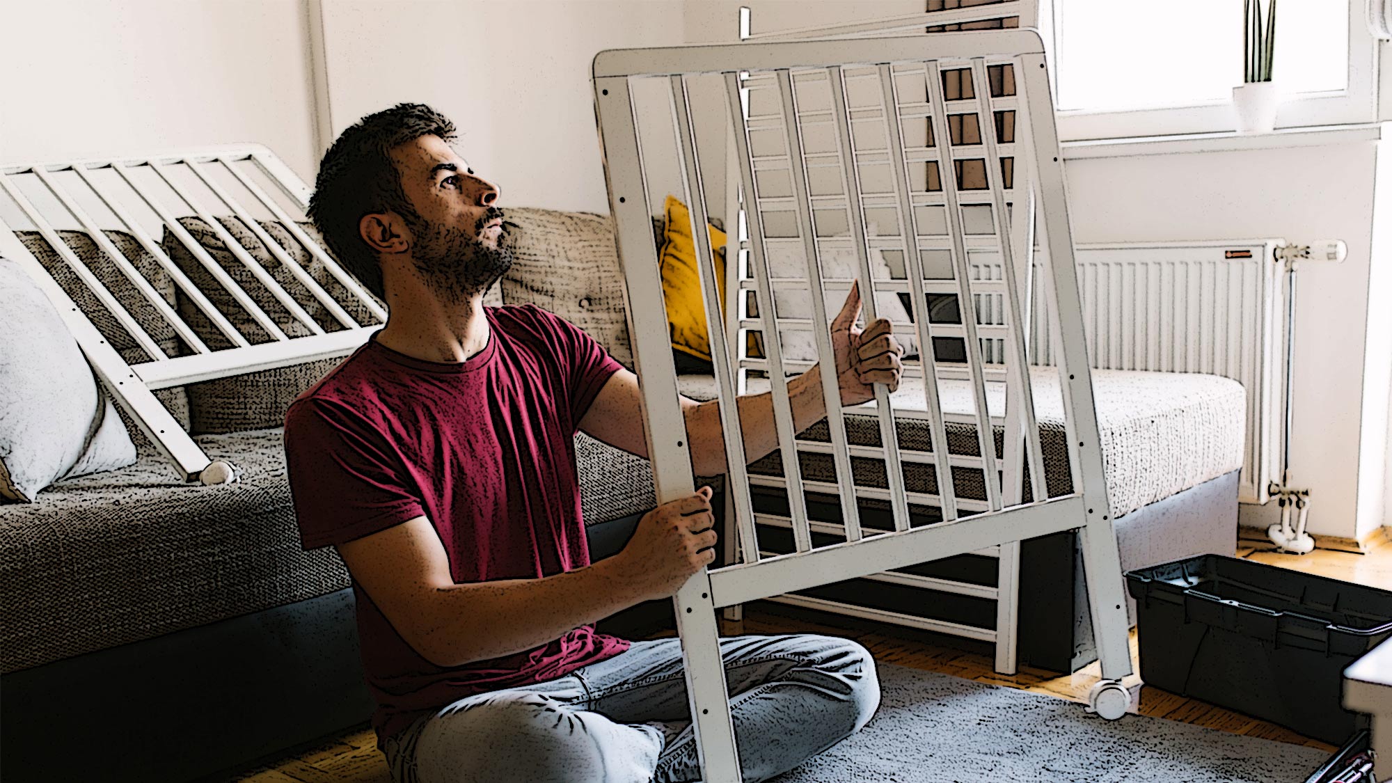 upcycled nursery furniture