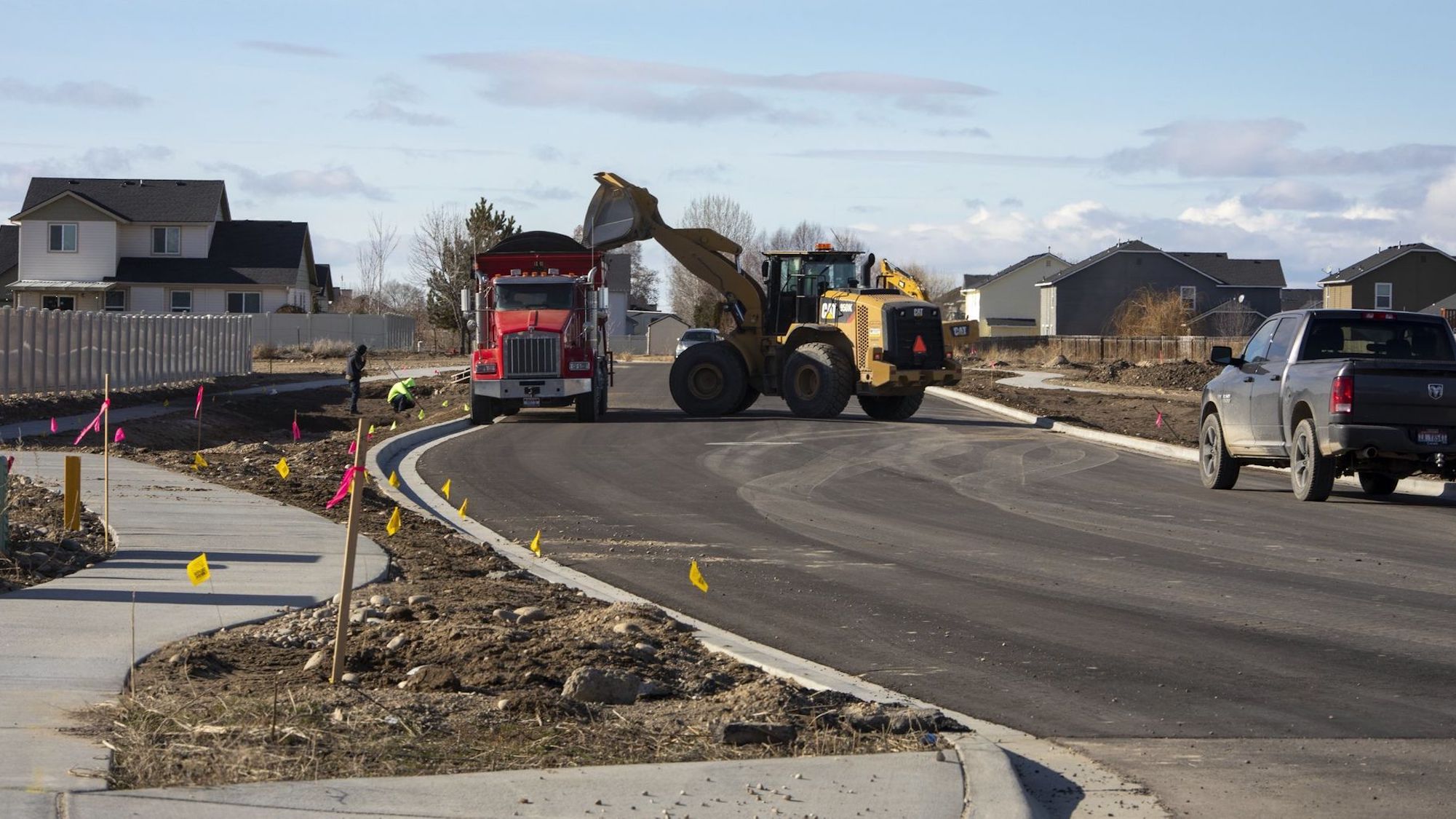 Construction in Star, Idaho.