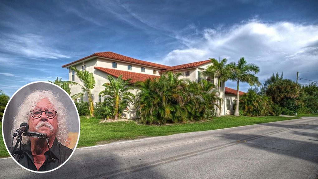 Folk Singer Arlo Guthrie Lists Expansive Waterfront Estate in Florida