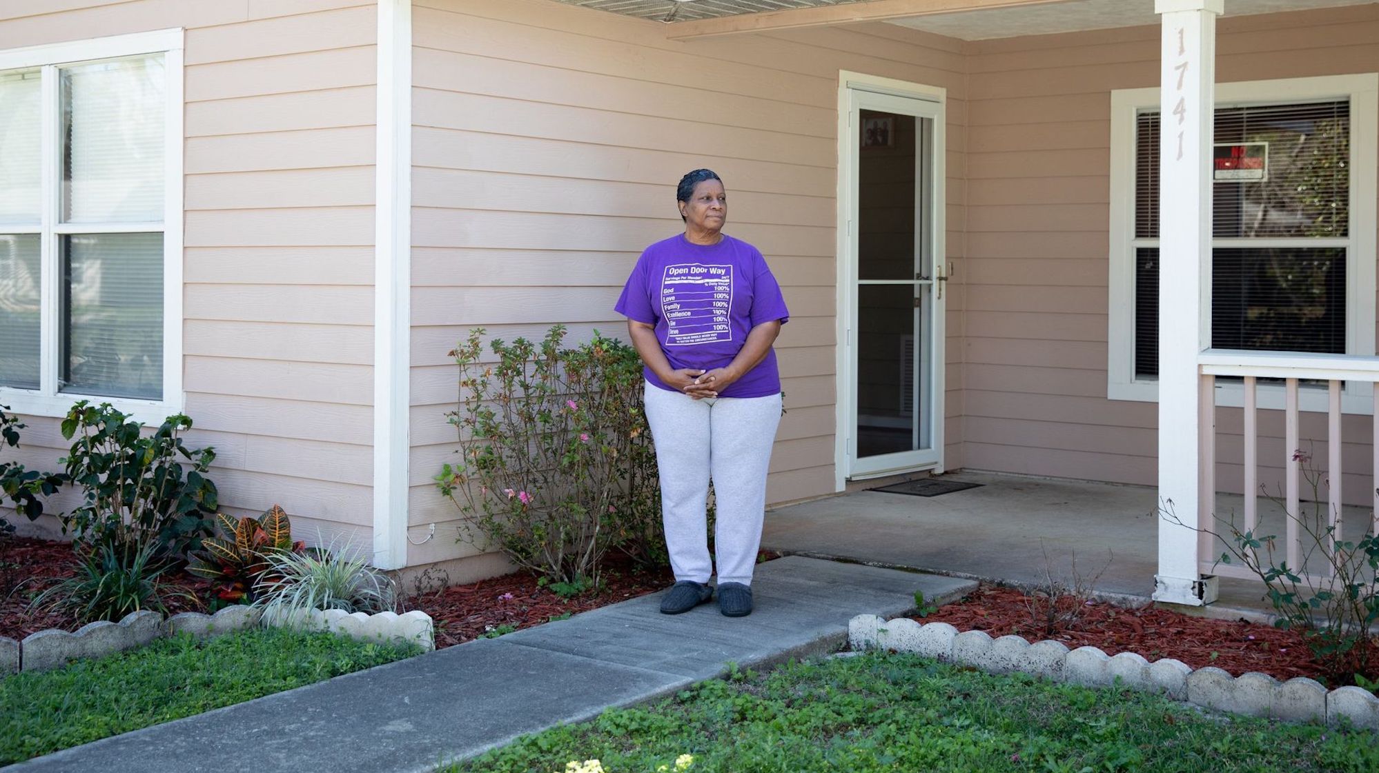 Faye Feazell at her Gainesville, Fla., home