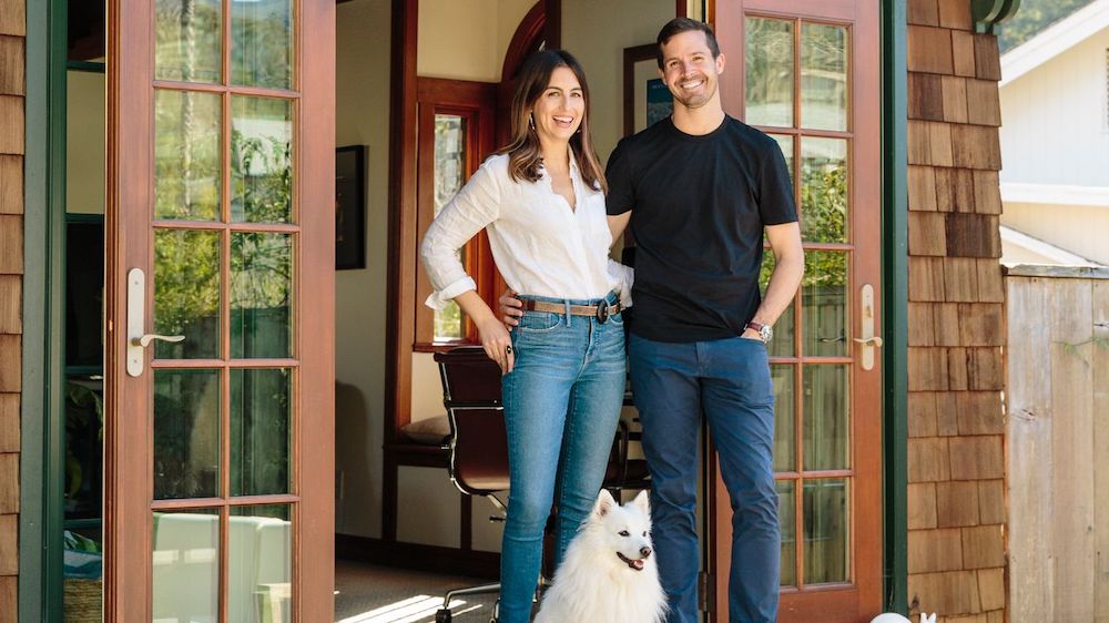 Reny and Paul Huelskamp in their Mill Valley, Calif., home.