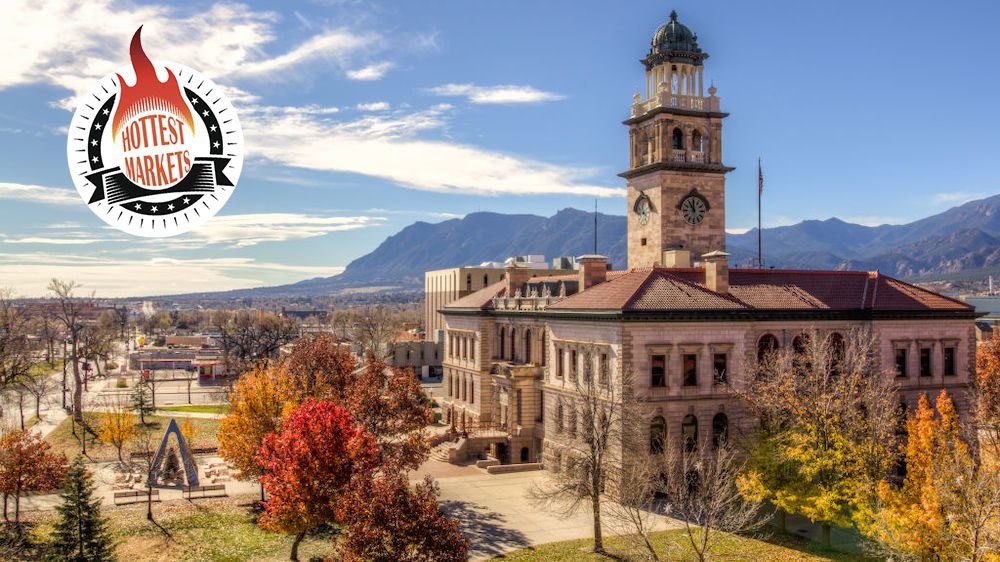 Downtown Colorado Springs, Colorado.