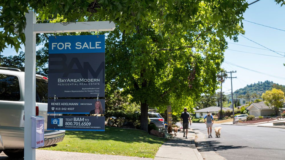 Home for sale in San Rafael, CADavid Paul Morris/Bloomberg via Getty Images