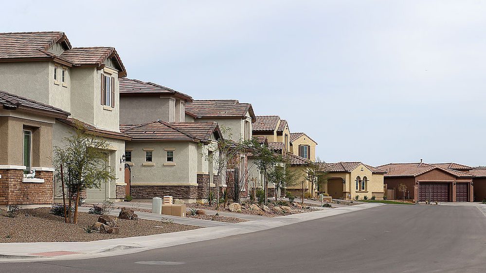 Housing development in Phoenix, Arizona