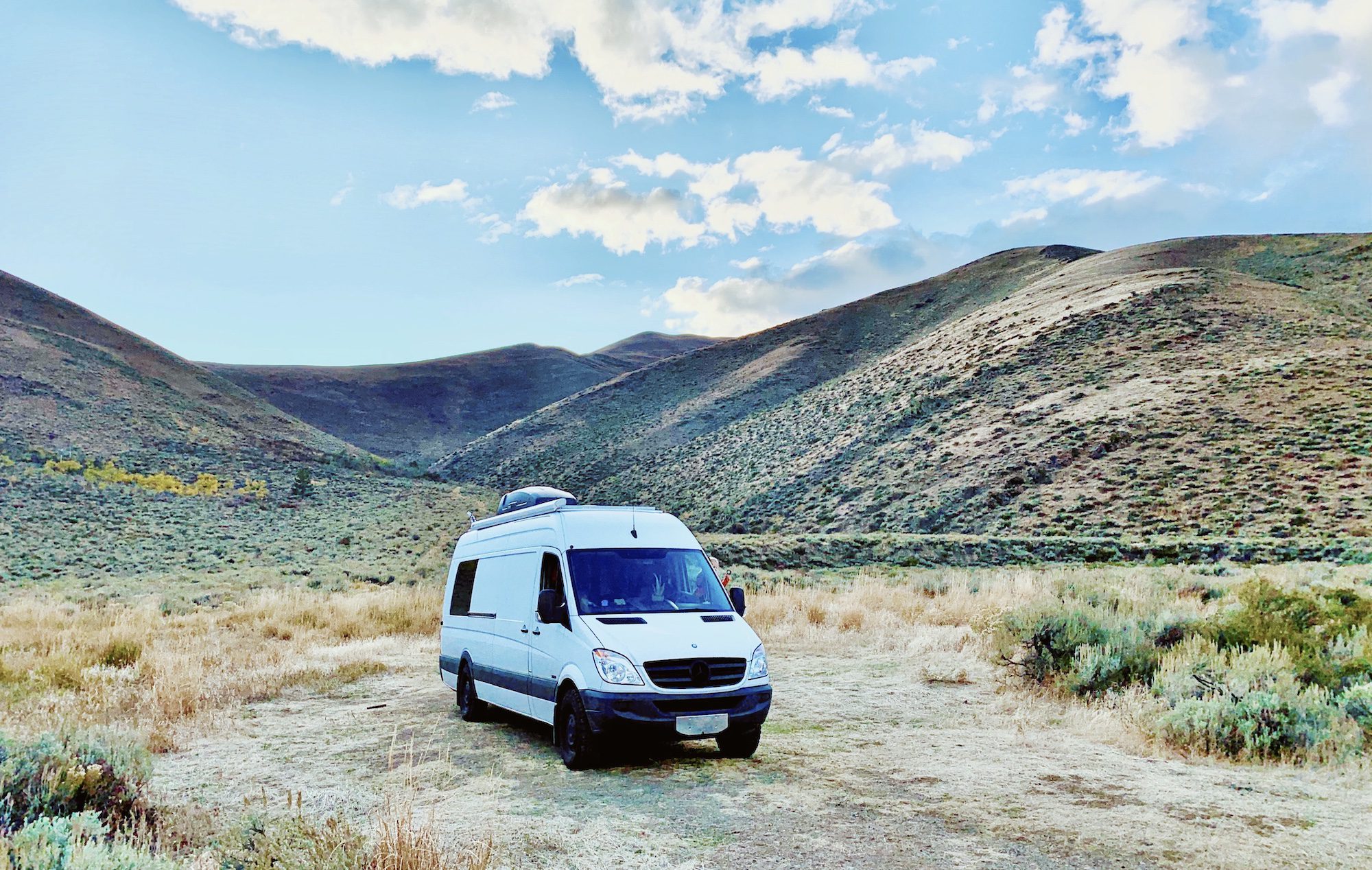 Converted cargo van