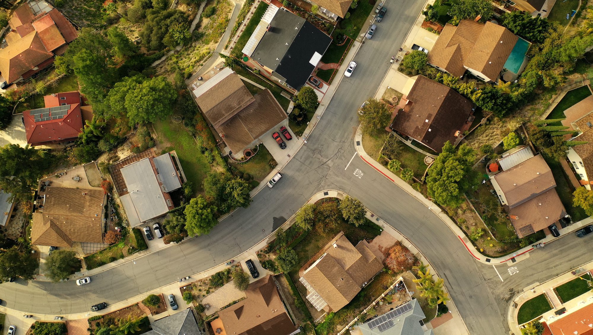 Suburban homes