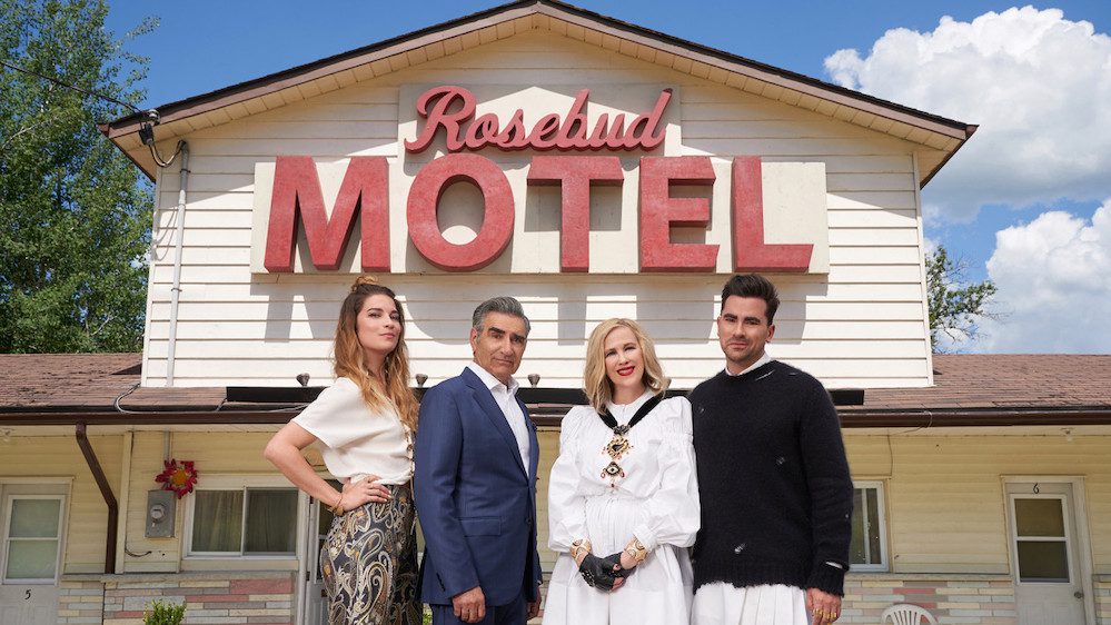 Annie Murphy, Eugene Levy, Catherine O'Hara and Dan Levy.