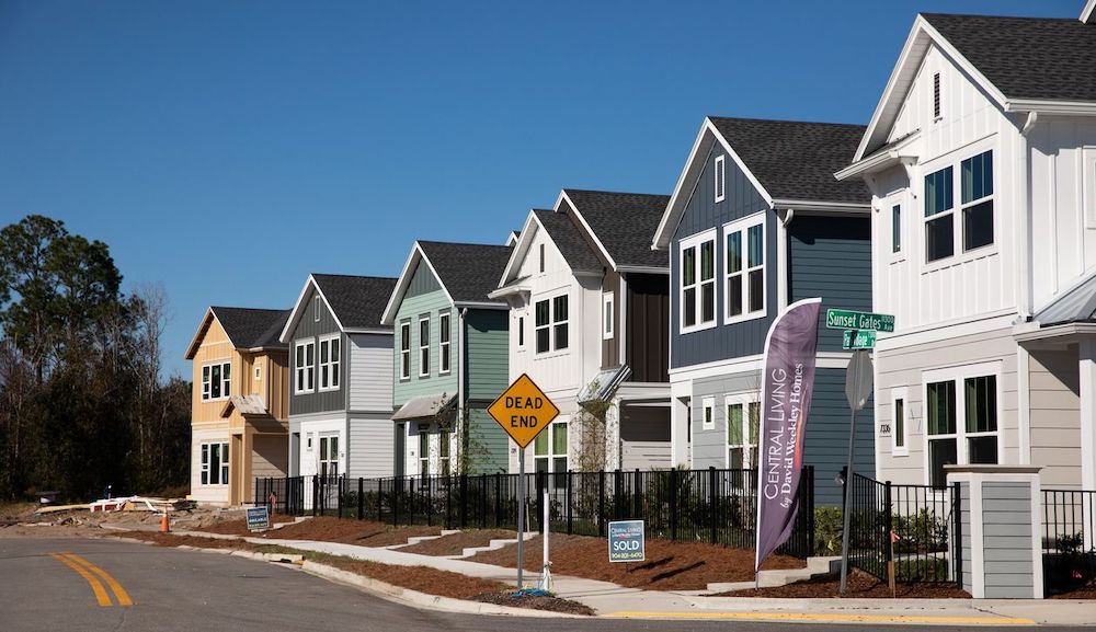 The boom in mortgages for homes including this Jacksonville, Fla., development has extended into the final quarter of 2020.