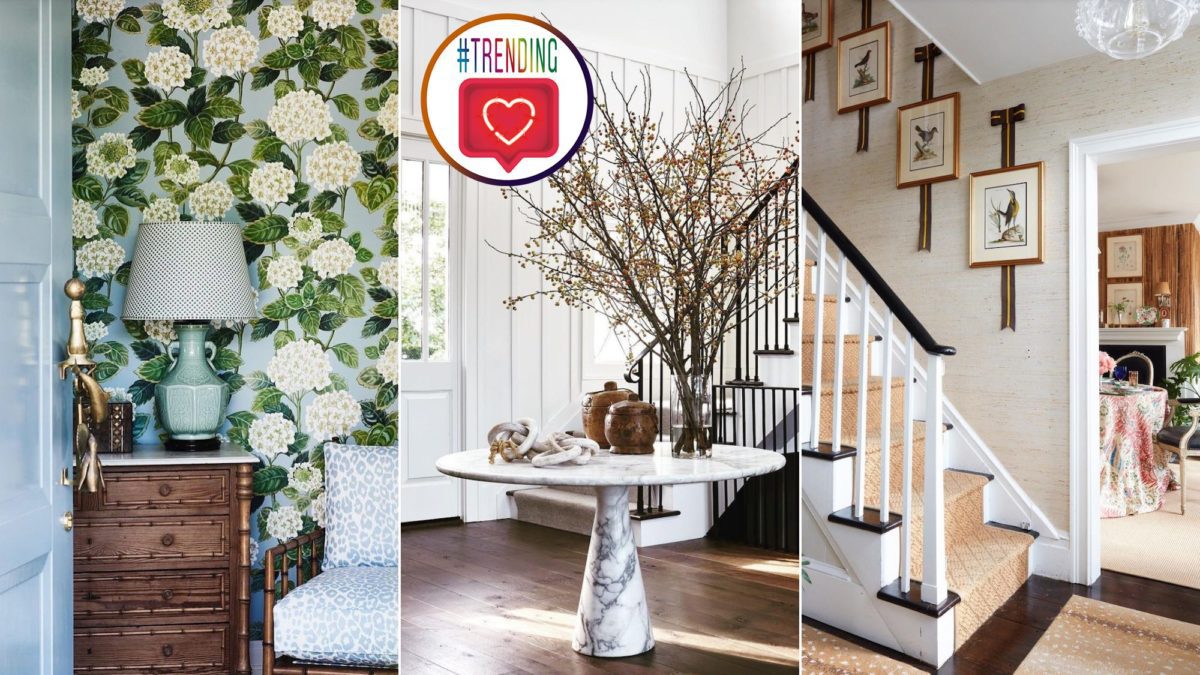 Trending entryway looks on Instagram