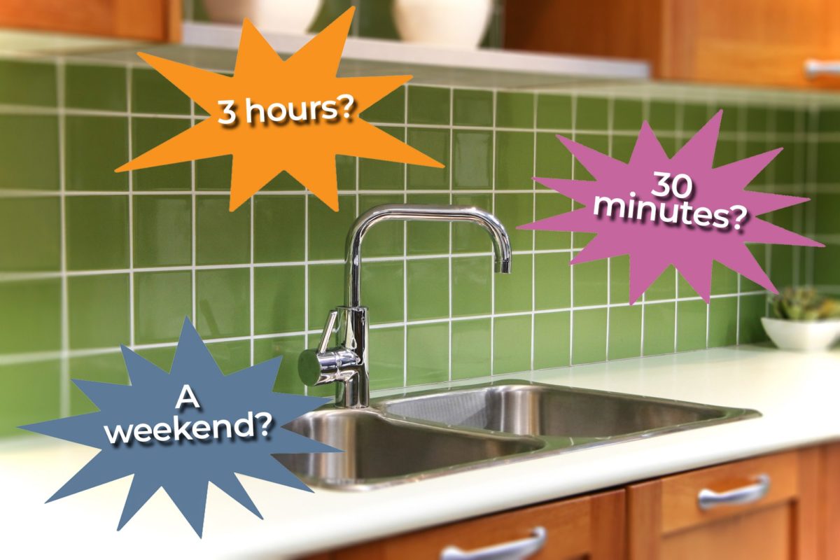 kitchen improvement projects based on time