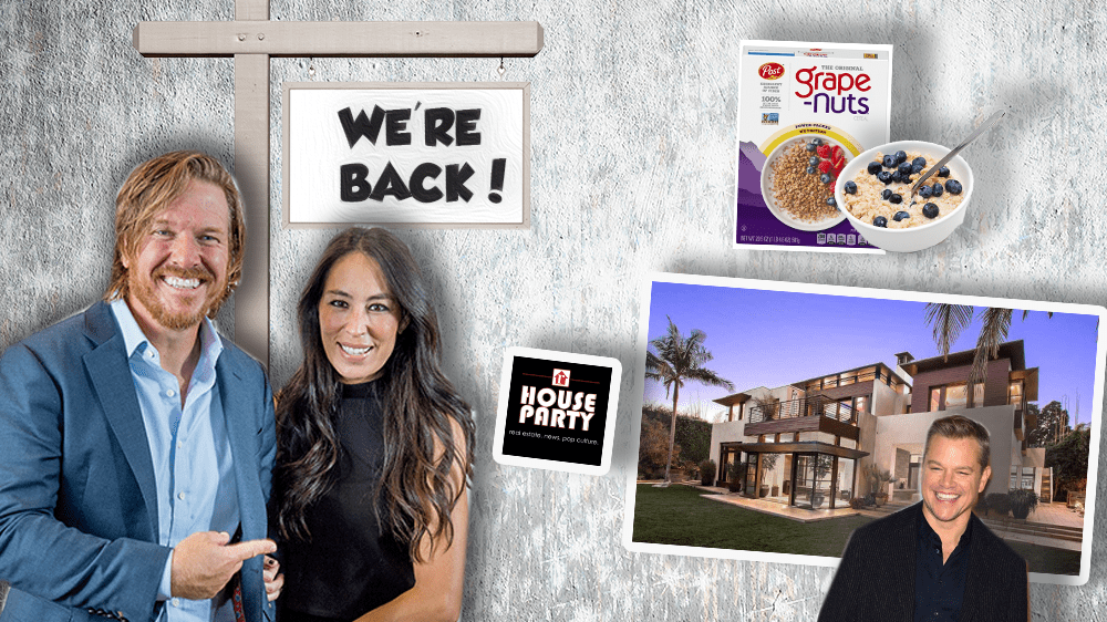 House Party Podcast Chip And Jo Are Back How The Fixer Upper Reboot Stacks Up Plus A Grape Nuts Shortage